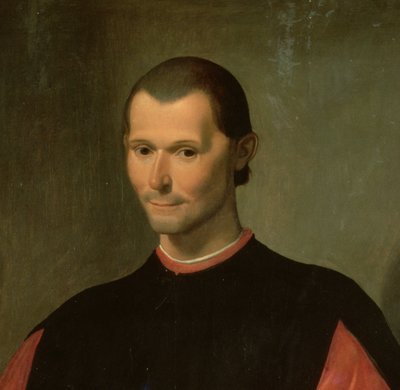 Porträt von Niccolo Machiavelli 1469-1527 (Detail) von Santi di Tito